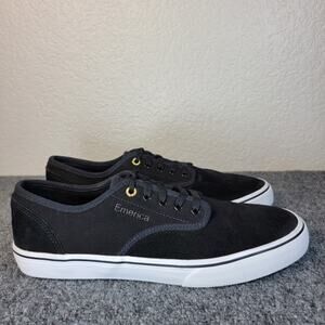 Emerica Wino Standard Skate Shoes Men's 10 Suede Black Low Top Unisex Sneakers
